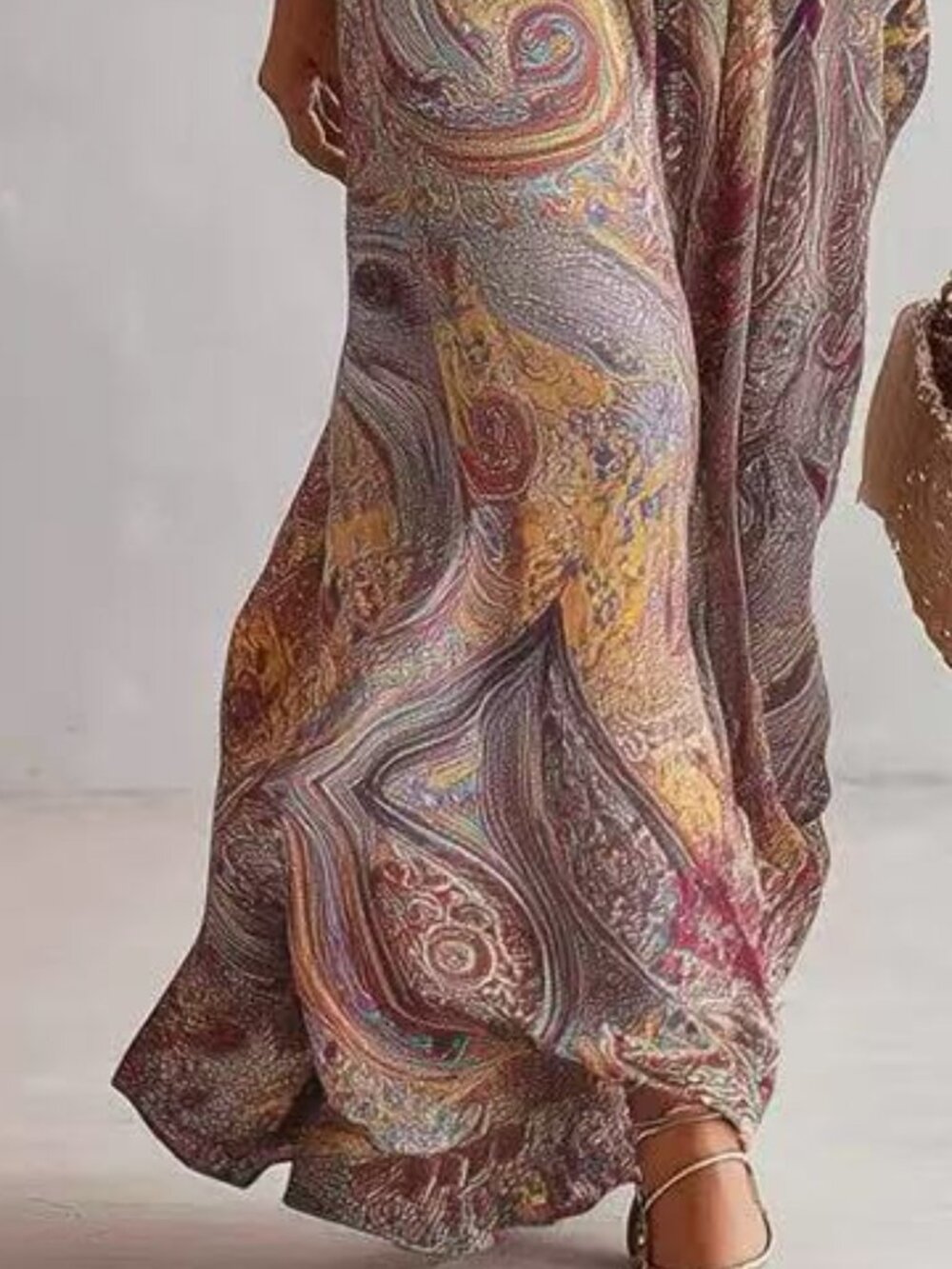 Zimmermann Boho Paisley Midi Dress in Multicolor - Picture 4 of 4